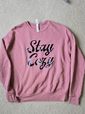 Bella+Canvas Dusty Rose Crewneck Sweatshirt